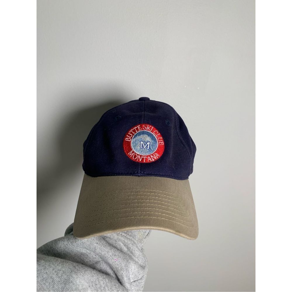 Vintage Butte ski club Montana Adjustable hat